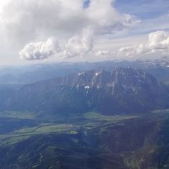 Flugwegposition um 14:58:18: Aufgenommen in der Nähe von Öblarn, 8960 Öblarn, Österreich in 3055 Meter